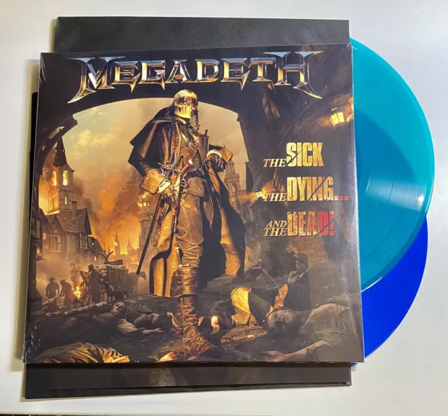Megadeth - The Sick, The Dying… and The Dead 2x12” Coloured Vinyl Lp