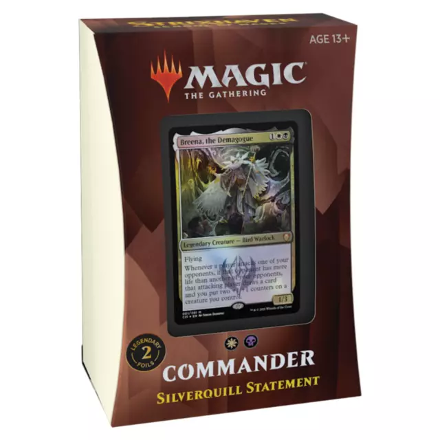 Magic The Gathering MTG Sealed Commander New Strixhaven  Silverquill Statement