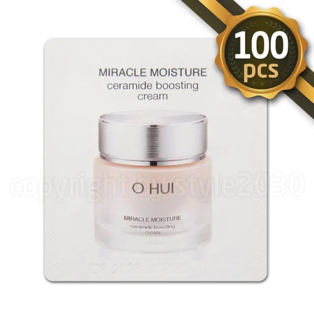 O HUI Miracle Moisture ceramide boosting Cream 1ml x 100pcs (100ml)  OHUI