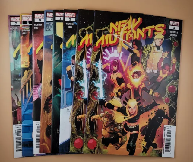 New Mutants #1x2 2 3 4 5 6 7 {Lot of 8 Books | Hickman} [Marvel Comics 2019]