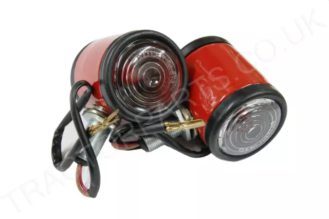 Tractor Butler Style Light Side Lamp Set For International, David Brown