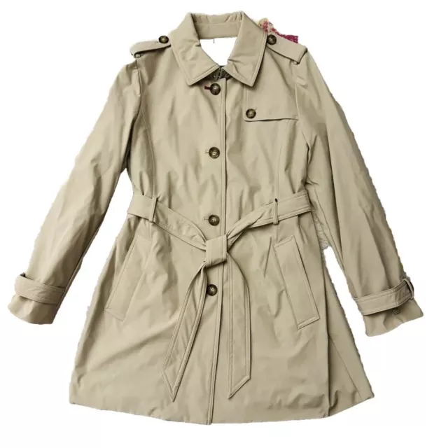 Tommy Hilfiger Women’s Belted HERITAGE SINGLE BREASTED TRENCH COAT L Beige 2