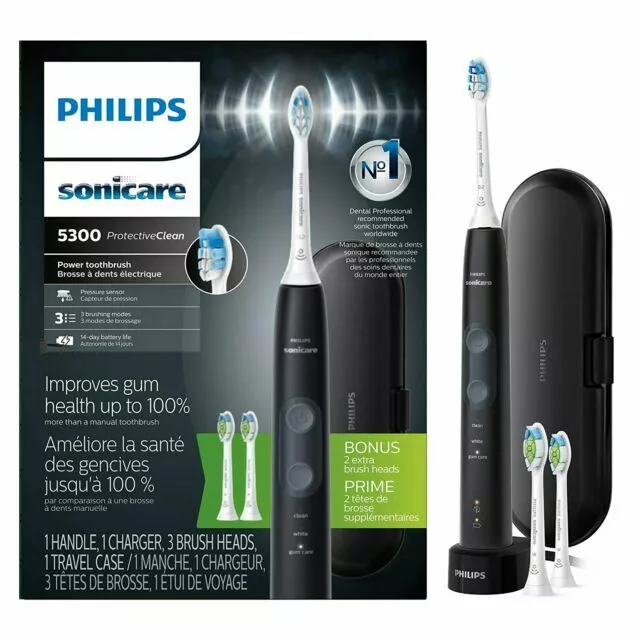 Philips Sonicare ProtectiveClean 5300 Rechargeable Electric Toothbrush -...