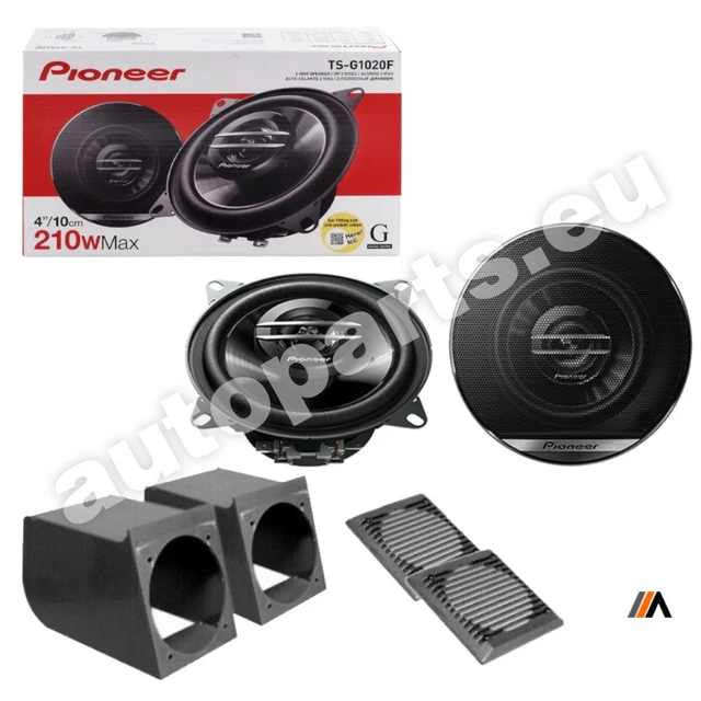 Kit Casse Alpine SXE-1025S Per Fiat Panda 1986-2003 - Con Box E Griglie - Foto 9