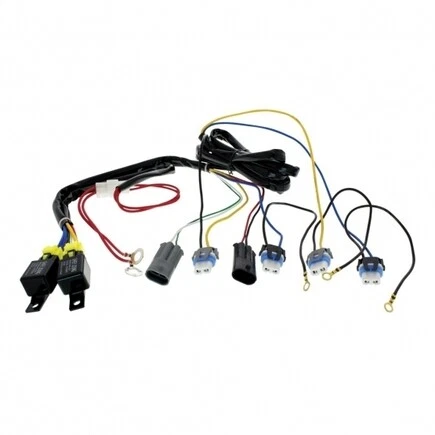 12V 9005/9006 Headlight Relay Harness Kit - Connector 6014 Sealed Beams; 34264