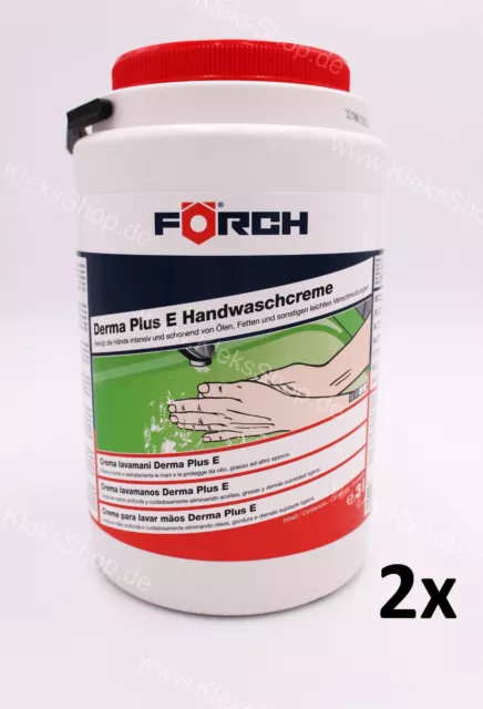 2x Förch Handwaschcreme Derma Plus E Waschpaste Handwaschpaste Handreiniger 3 kg