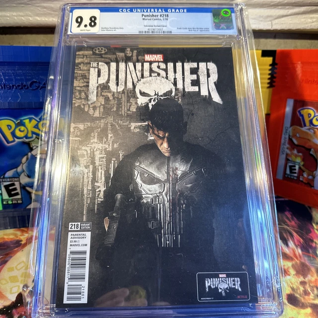 PUNISHER #218 CGC 9.8 TV Variant, Jon Bernthal NetFlix, Marvel.