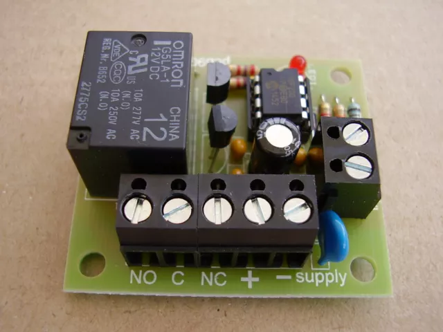 Latching relay board 12vdc ( single pushbutton input to latch / unlatch relay )