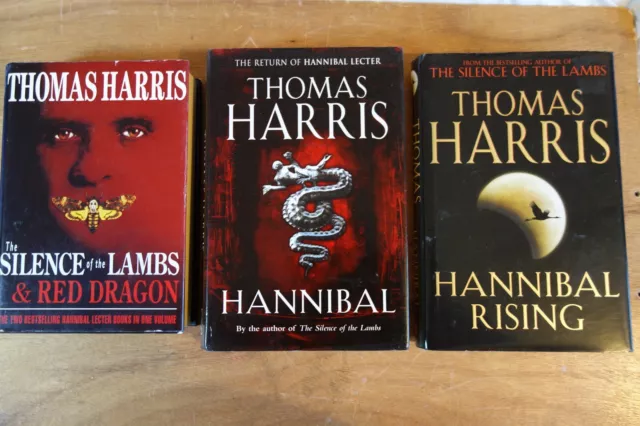 Thomas Harris Silence Of The Lambs Red Dragon & Hannibal & Rising First Hback