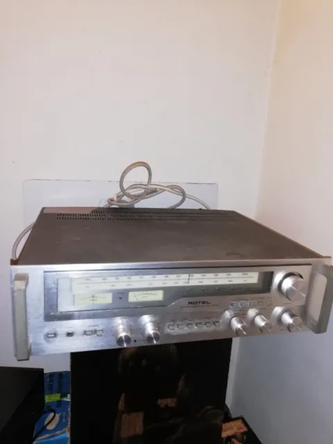 Amplificateur Stereo Receiver Rotel Rx-803 Ampli Fonctionne Vintage 1977