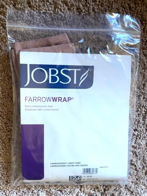 Calcetines de rodilla delineador de compresión Jobst FarrowWrap no compresivos NUEVOS