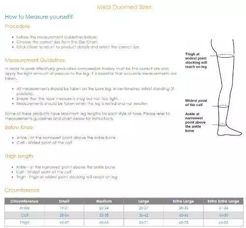 Duomed weiche Klasse 3 Kompressionsstrümpfe 25-35 mmHg unterhalb des Knies offene Zehenpartie S/M/L/X 2