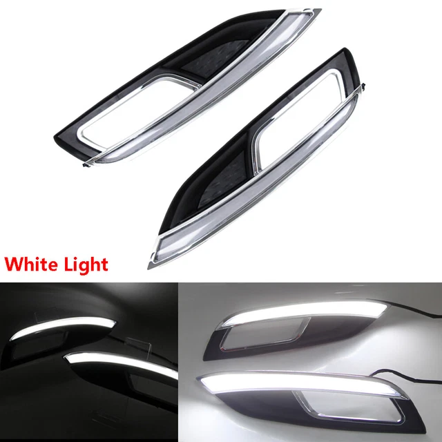 Luci Corsa LED Di Giorno DRL Lampada Nebbia Per Kia Forte K3 Cerato 2013-2015