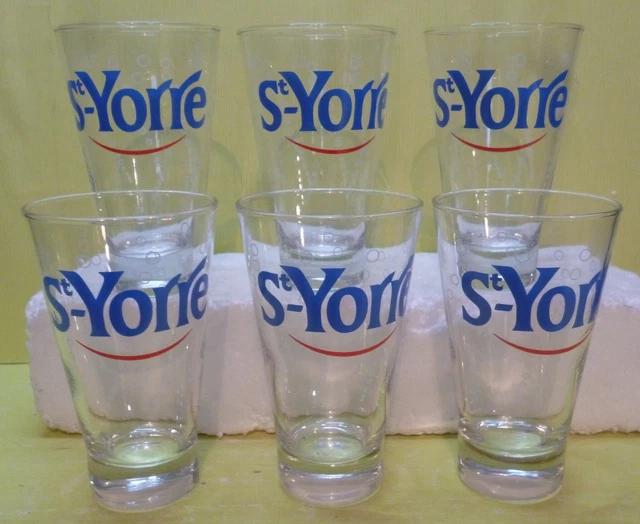 LOT 6 VERRES A EAU  St YORRE , 35 CL , OD481