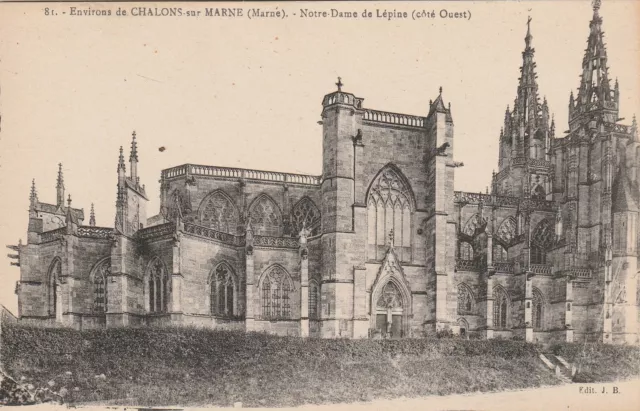 CPA 51 Surround CHALONS sur MARNE Notre Dame de l'EPINE (West Side)