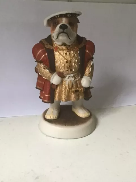 Robert Harrop Bulldog (Henry VIII ) 6” tall ornament