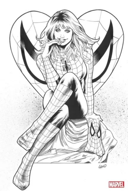 Amazing Spider-Man 25 Nm 1:50 B&W Land Variant Marvel Comics