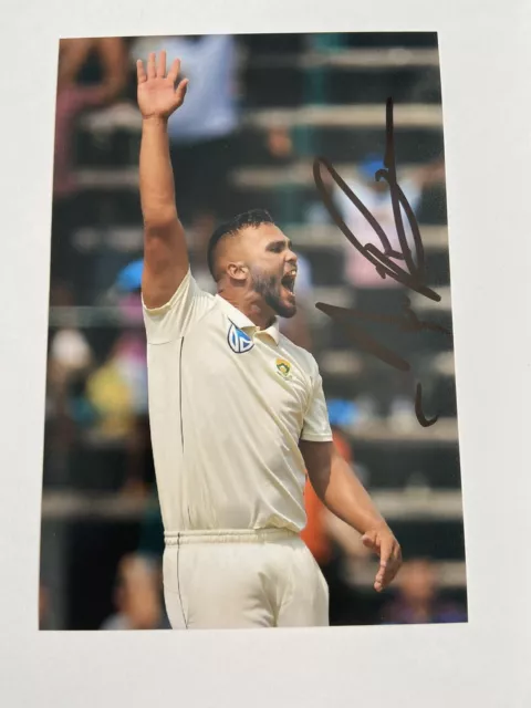Dane Peterson - South Africa Cricket Signed 6X4 Photo