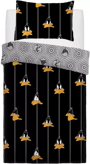 Looney Tunes Daffy Duck Single Duvet Set Bedding Set Warner Bros