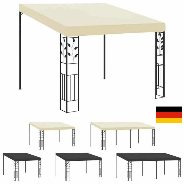 Pavillon Wand-Pavillon Gartenpavillon Wand Anbaupavillon Sonnenschutz Pergola DE