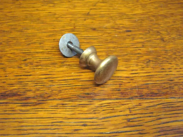 Antique Singer Treadle Sewing Machine Brass Drawer Pull Knob Original