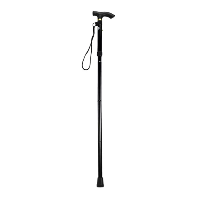 Aluminium Alloy Folding Cane Portable Hand Walking Stick Trekking Hiking D5E6