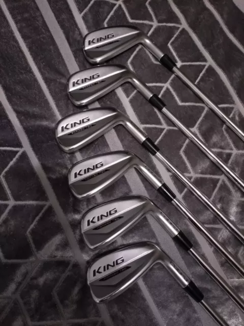 Cobra King Forged Tec 2020 Irons / 5-PW / Stiff Flex KBS $ Taper Lite Shafts