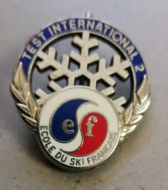 BROCHE DE SKI ESF nouvelle version - SIFFLOTE / Insigne médaille Brevet EUR 33,90 - FR