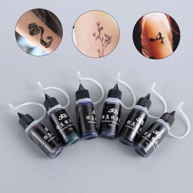 Eyeliner No pain Tattoo Makeup Pigment Body Art Paint Semi-Permanent Tattoo Ink