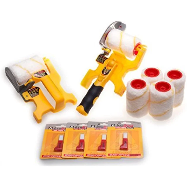 Accubrush XT Rod Hanging Paint edger with roller and adjustable brush, combo kit