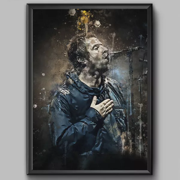 Liam Gallagher Poster - Oasis Wall Art Print