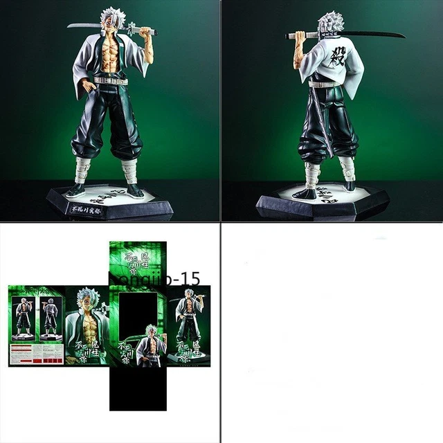 Demon Slayer Anime Kimetsu No Yaiba GK Shinazugawa Sanemi 30CM PVC Model Statue