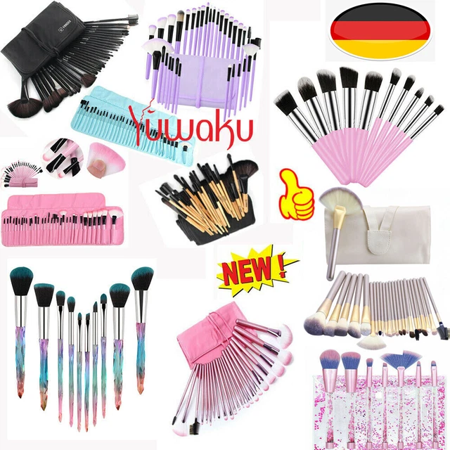 10-32tlg.Make up Pinsel Set Kosmetikpinsel Schminkpinsel Lidschatten Nützlich DE