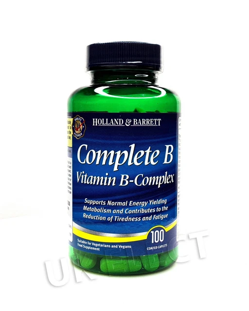 HOLLAND & BARRETT Complete B & Vitamin Tablets Engery