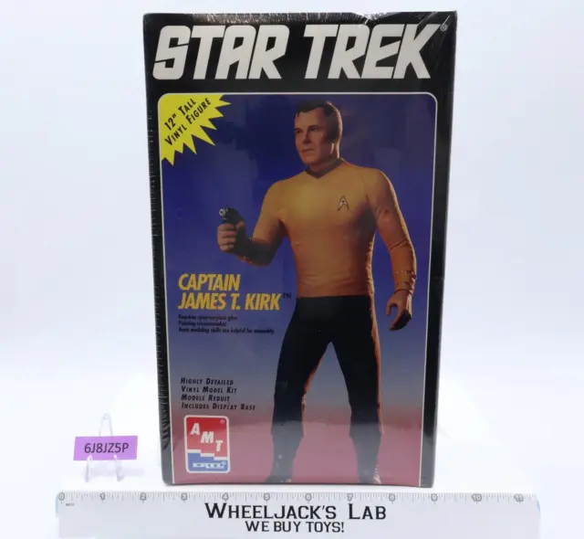 Captain James T. Kirk 12" Vinyl Model Kit Star Trek 1994 Ertl NEW MISB