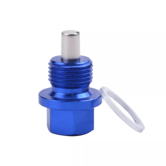 Magnetic Sump Plug M16 x 1.5 BLUE (M16x1.5 Bolt) Oil Drain, Washer Included