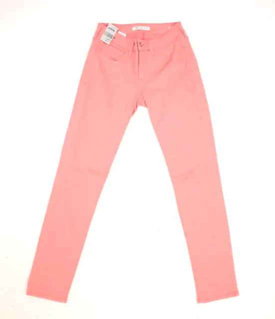 Mavi Emma Slim Boyfriend Denim Pink Jeans Stretch Straight Leg Womens 27