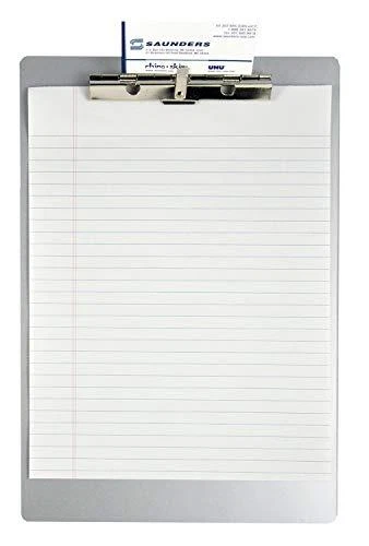 11517 Recycled Aluminum Clipboard - Silver Letter Size 8.5 in. x 12 in. Docum...