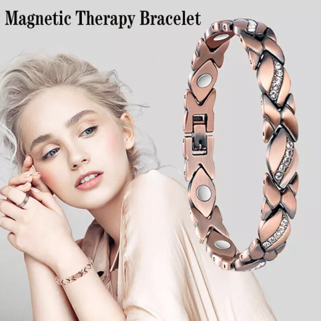 Women Magnetic Healing Therapy Arthritis Bracelet Health Weight Loss Pain Relief