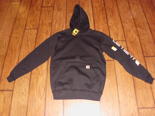 Carhartt Men's Loose Fit Midweight Hooded Pullover Sweatshirt, SMALL, new