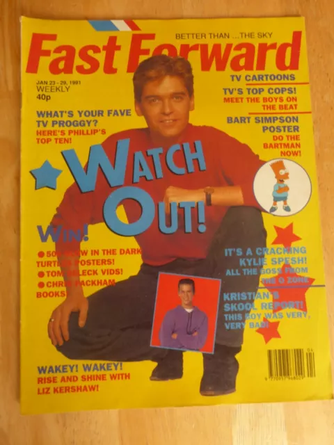 Fast Forward Magazine 1991 ( Phillip Scofield Cover ) Issue 72