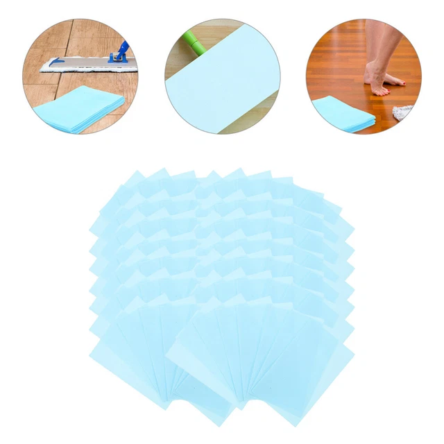 200 hojas limpieza de suelos enzima degradadora azulejos hoja de limpieza Sky-blue