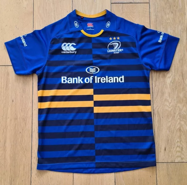 Canterbury Leinster Rugby 2014 Home Jersey Shirt Size Large Bank Of Ireland