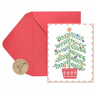 Papyrus Holiday Cards Boxed, Christmas Tree in Pot (20-Count)