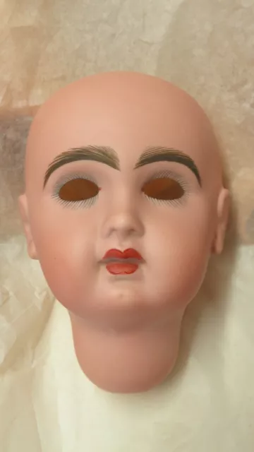 Tête seule :  reproduction de Bébé Français "JUMEAU"  Bouche fermée  Taille 8