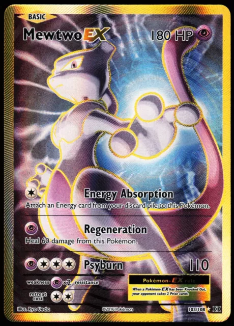  Pokemon - Mewtwo-EX (52/108) - XY Evolutions - Holo : Toys &  Games