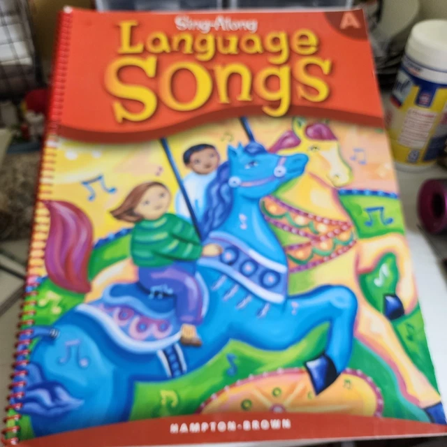 Teacher Big Book Oversized Song Book Sing-Along Language Songs Hampton Brown
