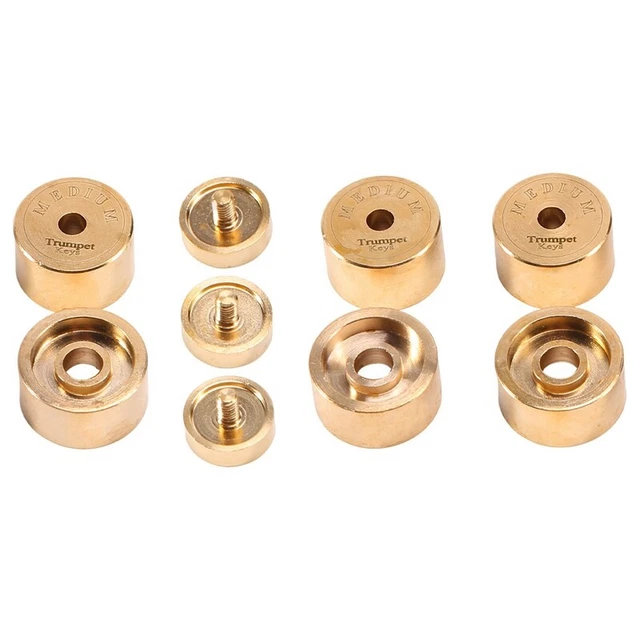 9Pcs Trumpet  Finger Buttons   Screw Trumpet Repair Accessories O8R1