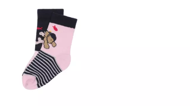 Steiff  Socken / Strümpfe, TEDDY schwimmt rosa gr. 23/26-31/34