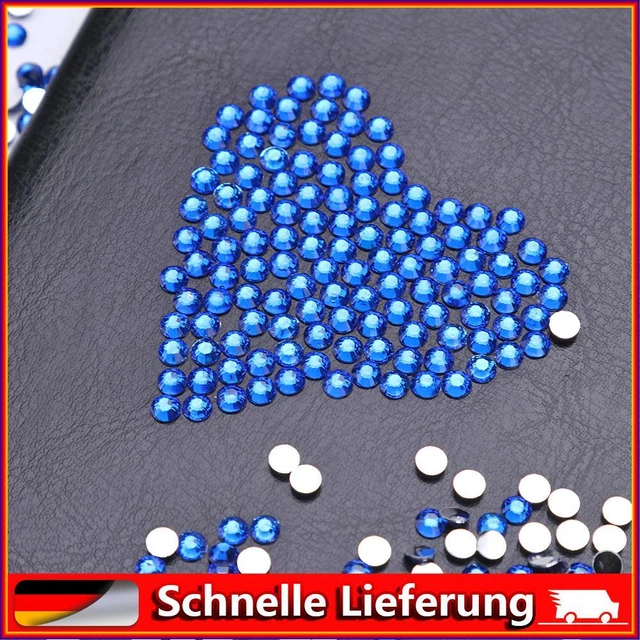 Prosperveil 30 g 4 mm Kristall flache Rückseite Strasssteine Strass Steine Rund